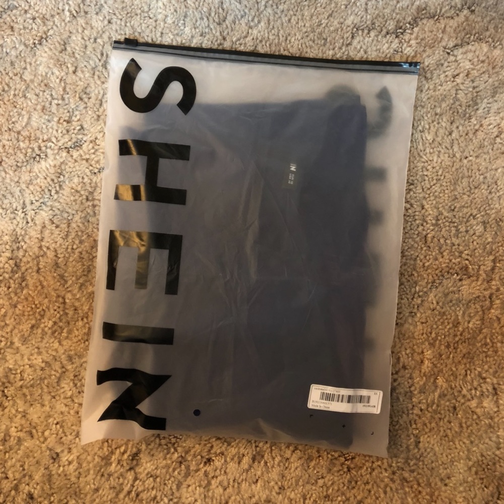 SHEIN Navy Blue Dress Size XS BRAND NEW NEVER WORN - Picture 3 of 3